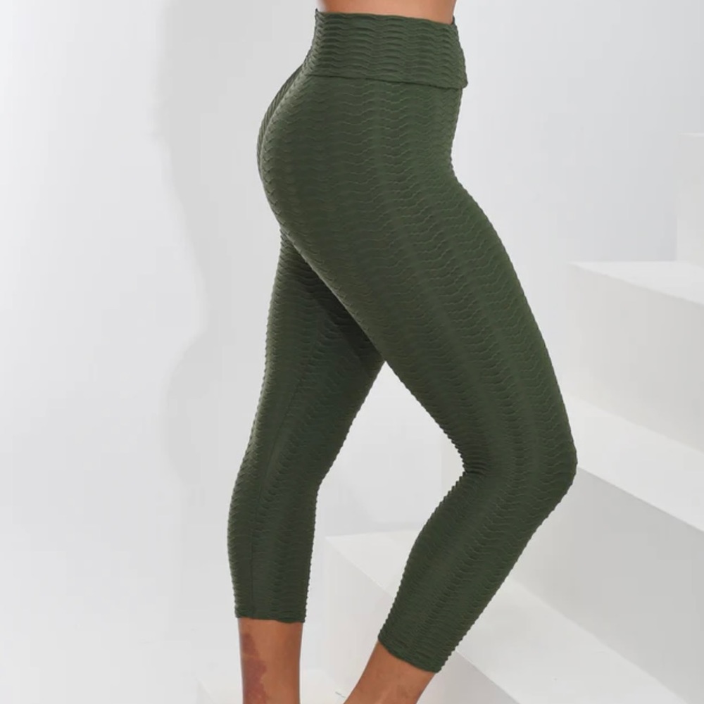 Booty by Brabants Original Cropped Capri- verde floresta